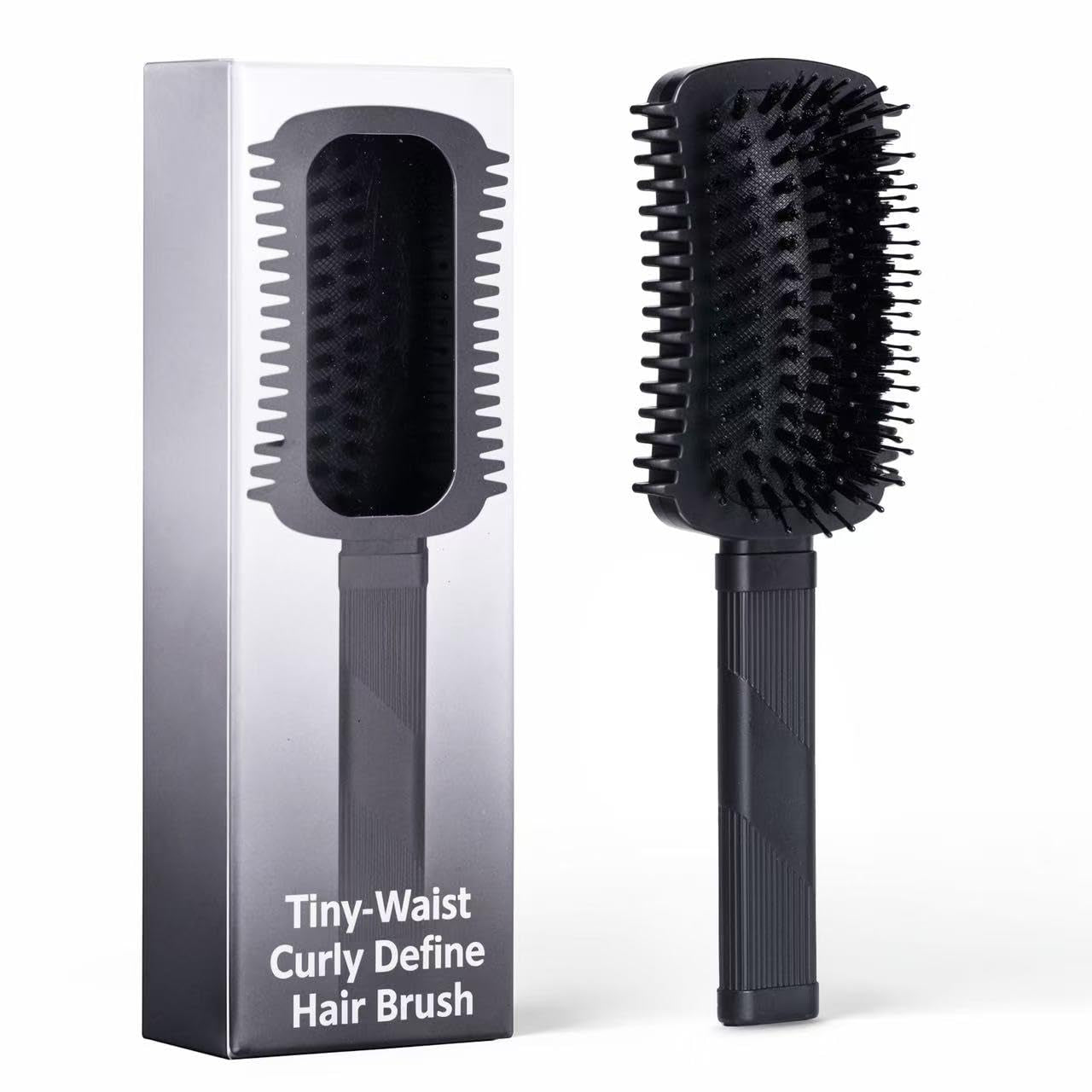 Curly Hair Brush Defining, Volume Brush for Curly Hair, Curl Defining Brush, Shaping and Styling Women'S Curls (Green 1PC)