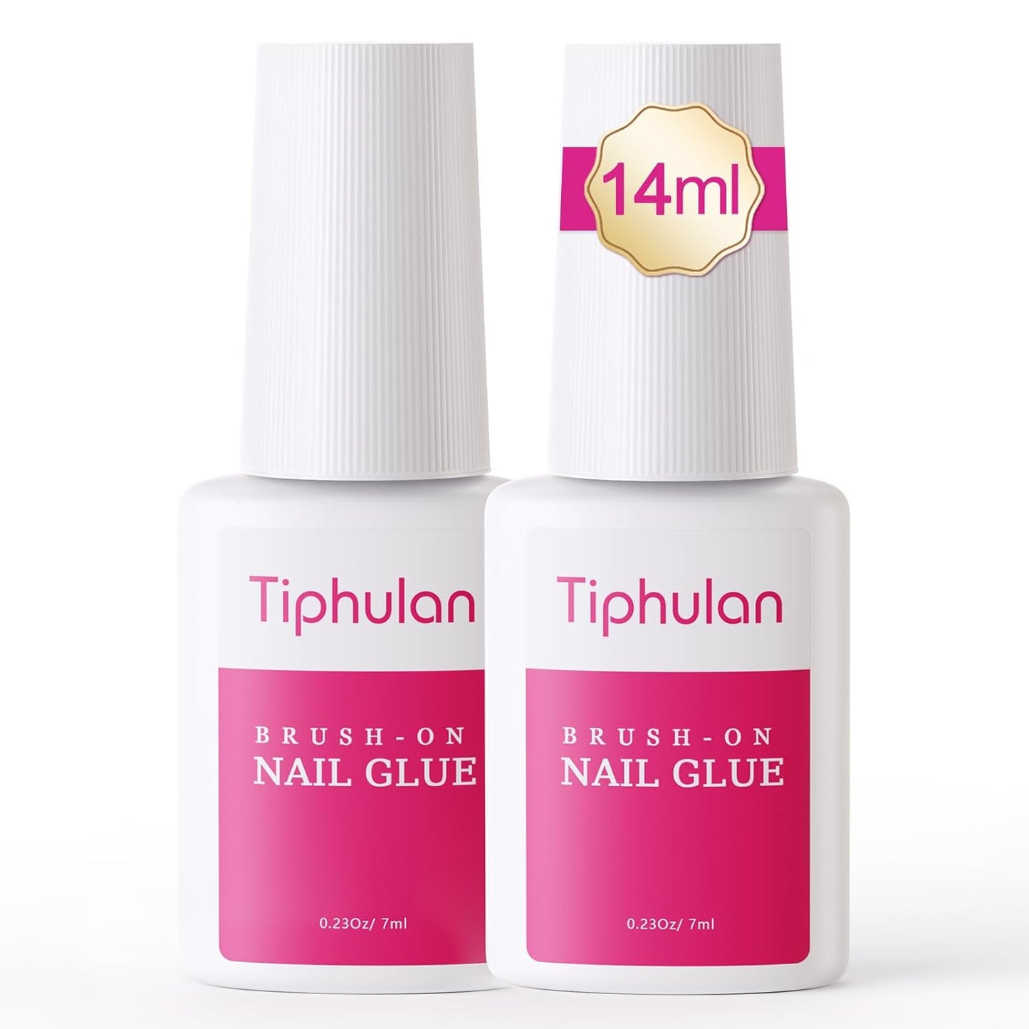 28Ml Brush on Nail Glue for Press On, Acrylic Nails - Super Strong, Durable & Long-Lasting, Mess Free, Travel Friendly, 0.92 Oz(4Pcs)