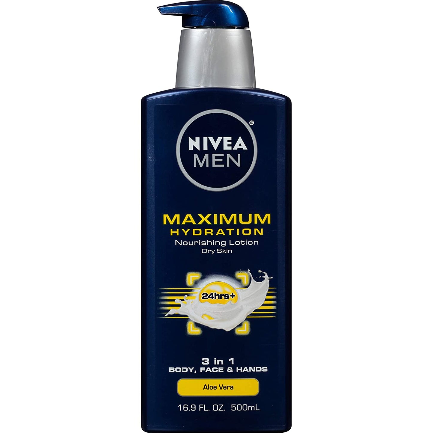 MEN Maximum Hydration Body Lotion, 3-In-1 Nourishing Lotion for Men, 16.9 Fl Oz Bottle