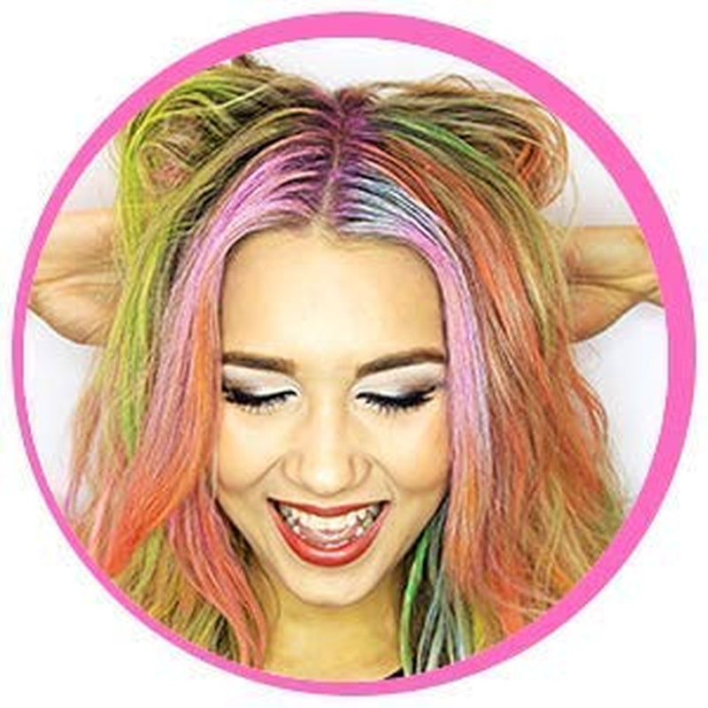 Hair Chalk 16 Color Double Pack with 6 Glitter Colors Temporary Hair Color Pens