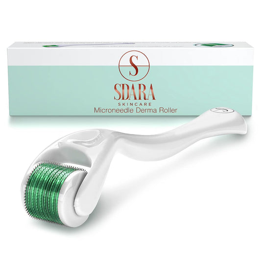 Sdara Derma Roller Microneedling Roller for Face - Includes Free Storage Case (1-Pack), Unisex