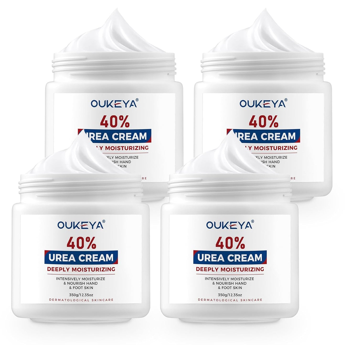 Urea Cream 40 Percent, Urea Foot & Hand Cream for Dry Cracked, 40 per Urea Lotion for Feet Maximum Strength