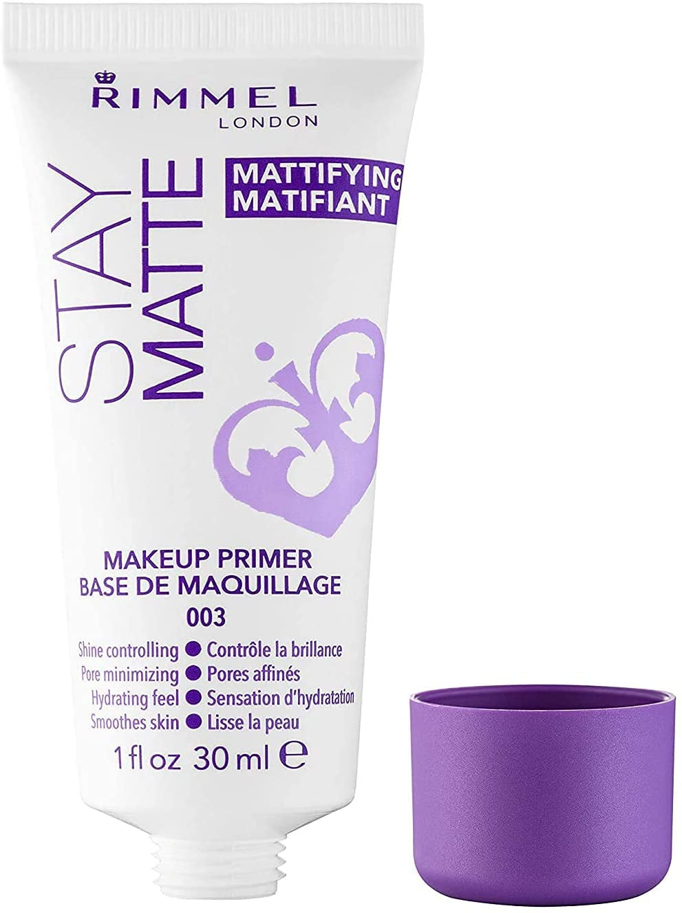 London Stay Matte - 003 - Primer, Ultra-Lightweight, Controls Shine, Doesn’T Feel Greasy, 1Oz