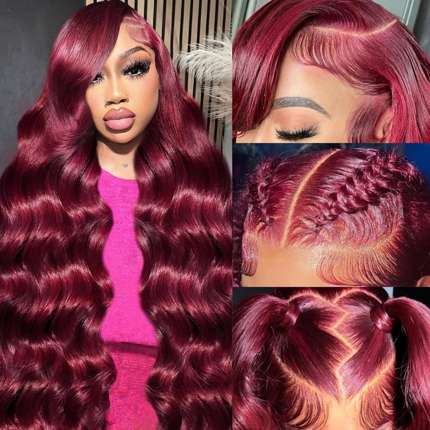 30 Inch 13X6 Lace Front Wigs Human Hair 200% Density Body Wave Lace Front Wigs Human Hair Pre Plucked Glueless Wigs Human Hair Wigs 13X6 HD Lace Frontal Wigs Human Hair Lace Front Wigs for Women