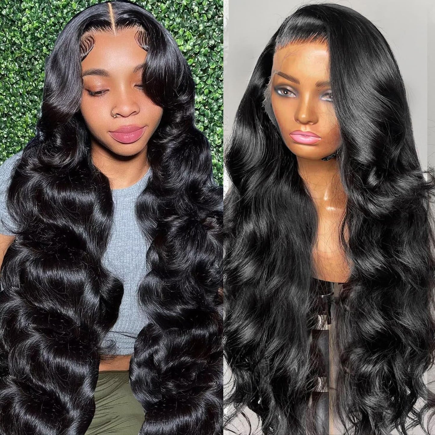 30 Inch 13X6 Lace Front Wigs Human Hair 200% Density Body Wave HD Lace Front Wigs Human Hair Pre Plucked Glueless Wigs Human Hair for Women with Baby Hair