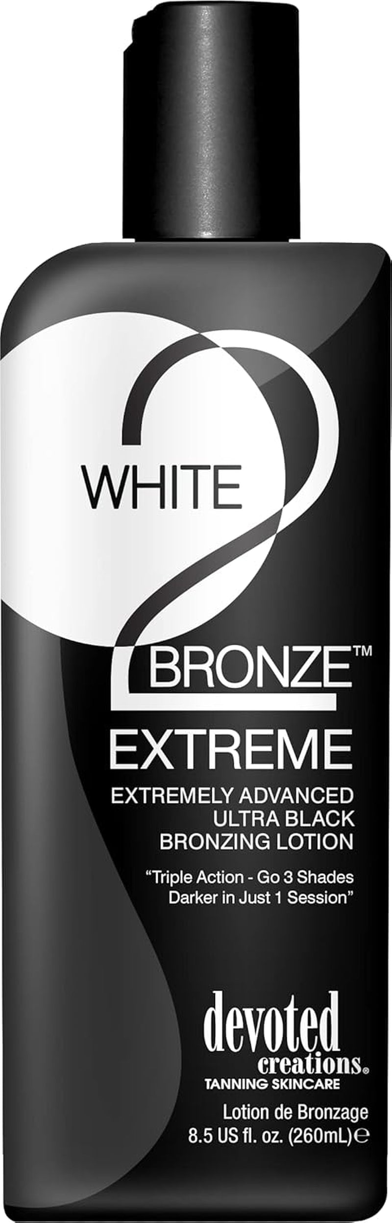 White 2 Bronze Extreme Advance Black Bronzer 3 Shades Darker 8.5Z by