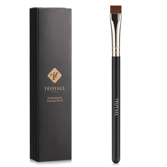 Thin Flat Eyeliner Brush, Precise Eyebrow Definer Brush, Concealer Brush for Cover Blemishes (Multifunctional Flat Brush)