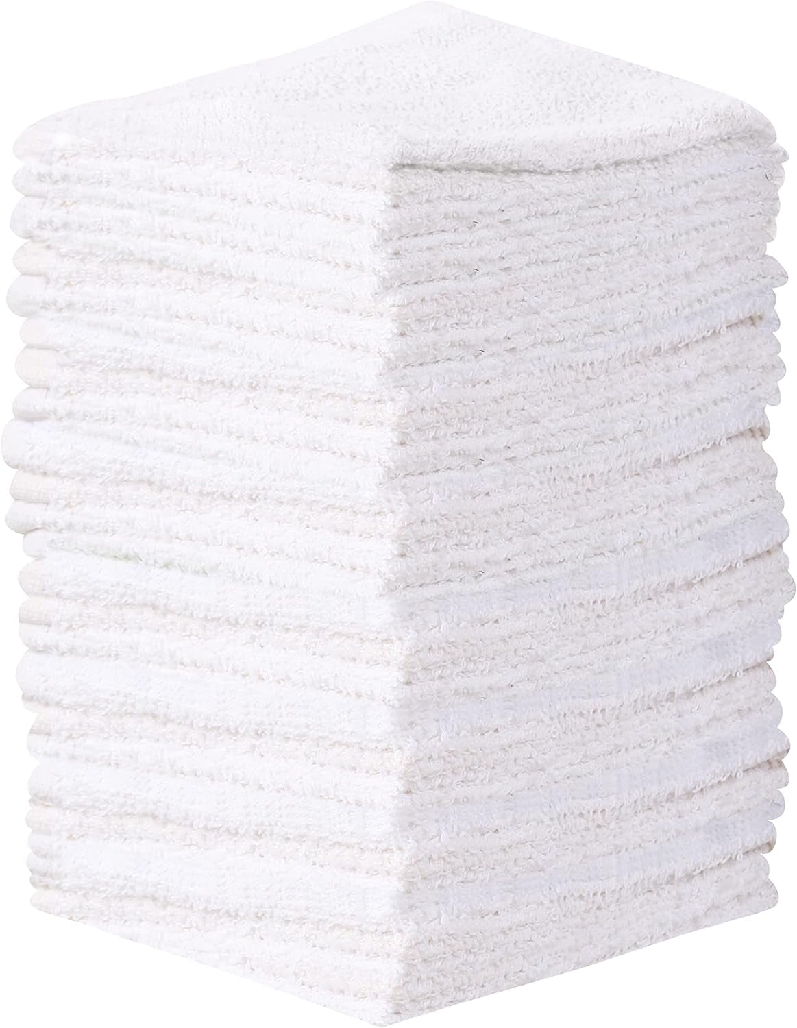 Towel and Linen Mart 100% Cotton - 24 Pack Wash Cloth Set - Flannel Face Cloths, Highly Absorbent and Soft Feel Fingertip Towels (Multi, Pack of 24)