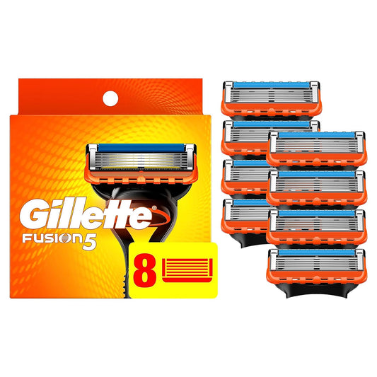 Fusion5 Razor Refills for Men, 8 Razor Blade Refills