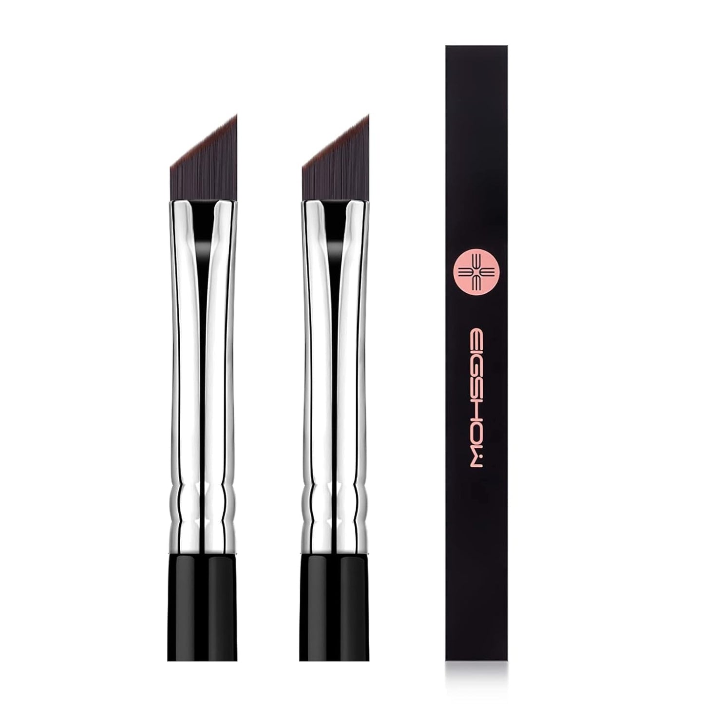 Eyeliner Brush Fine Angled - PRO Precision Gel Eye Liner Makeup Brush -Ultra Thin Slanted Flat Angle - Premium Cruelty Free Synthetic Bristles (E835)