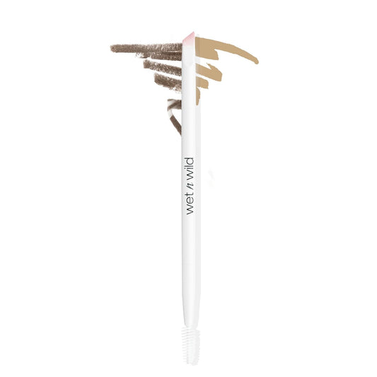 Eyebrow and Liner Brush, Dual-Ended Angled Bristles with Ergonomic Handle for Comfortable Precision Control