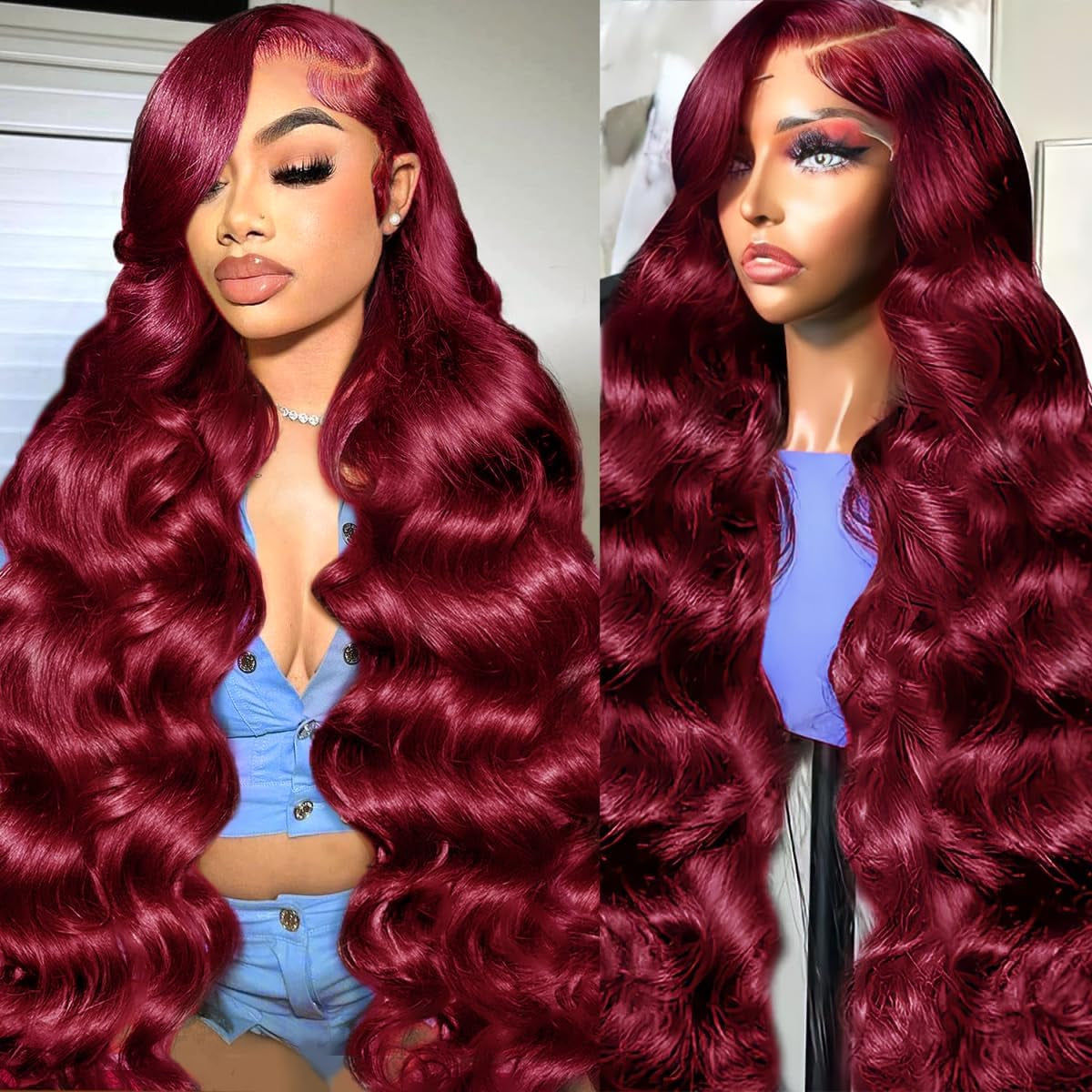 30 Inch 13X6 Lace Front Wigs Human Hair 200% Density Body Wave Lace Front Wigs Human Hair Pre Plucked Glueless Wigs Human Hair Wigs 13X6 HD Lace Frontal Wigs Human Hair Lace Front Wigs for Women