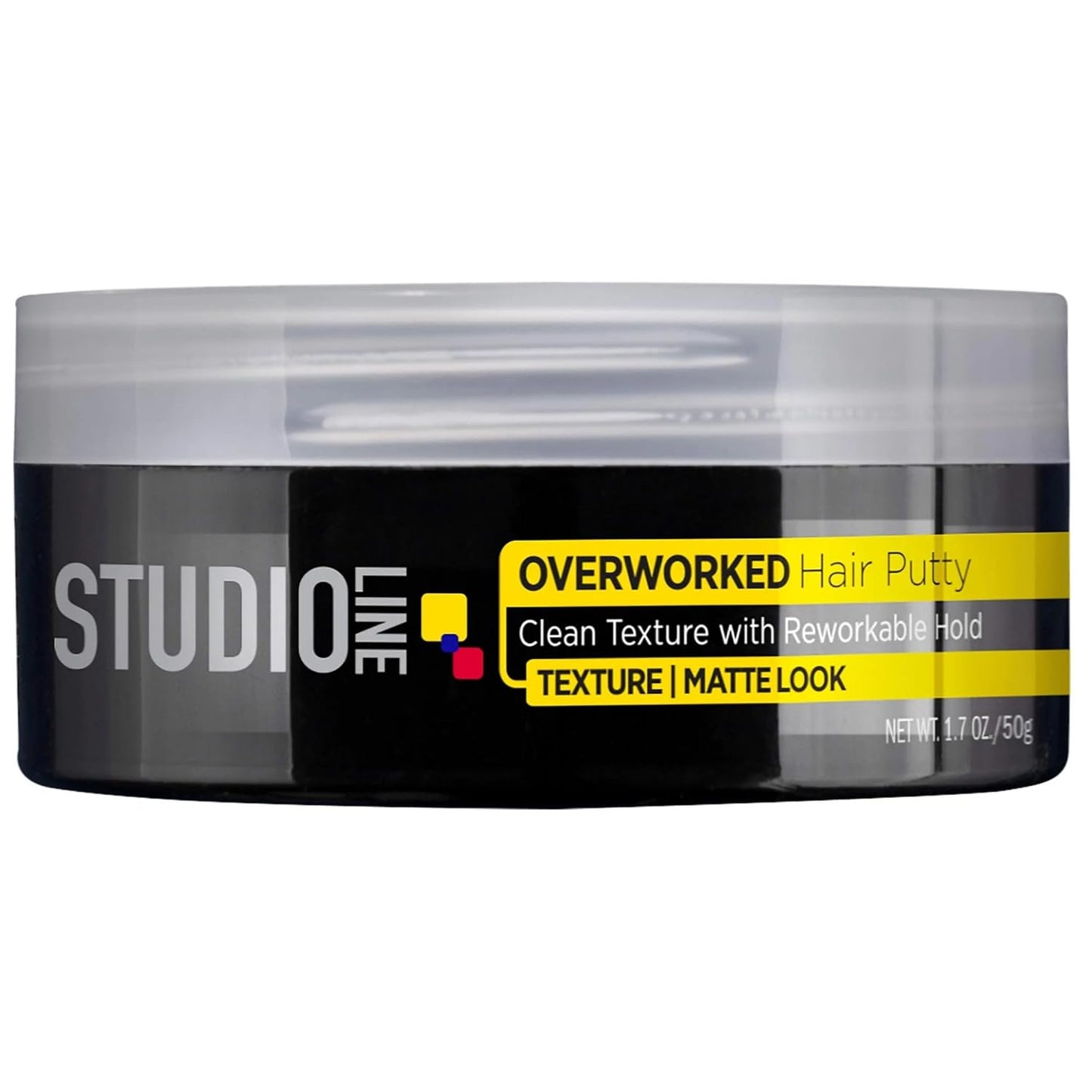 Studio Line Overworked Hair Putty, 1.7 Ounce (Pack of 4)