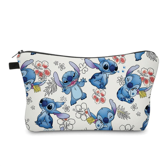 Cosmetic Bag Makeup Bags for Women,Small Makeup Pouch Travel Bags for Toiletries Waterproof (Stitch 02)