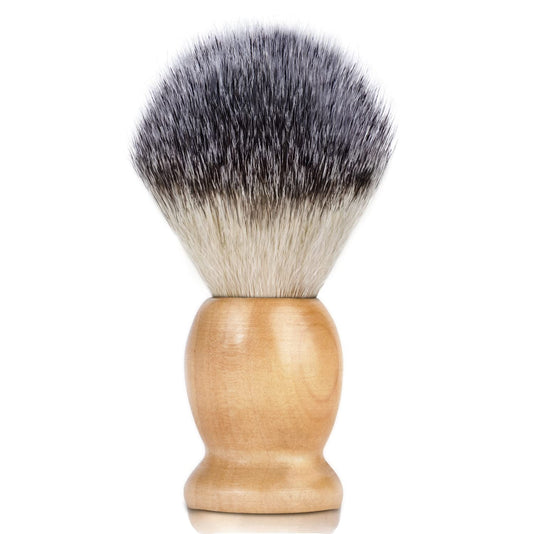 Shaving Brush Valentine Gifts for Men, Wet Shave Using Cream & Soap, Wood Handle Hair Salon Brush for Safety Shaving Razor, Straight Razor, Father'S Day for Dad Boyfriend (Brown)