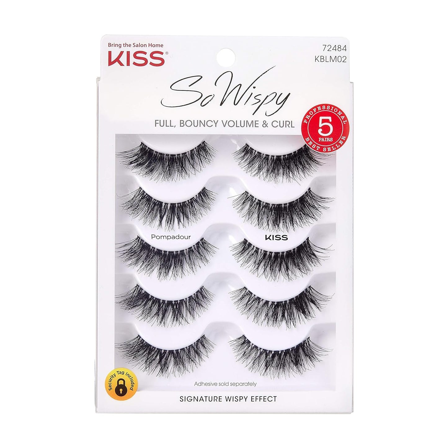 so Wispy False Eyelashes Multipack #11, Full Bouncy Volume & Curl, Signature Wispy Effect, Quality Synthetic, Crisscross Pattern, Cruelty Free, Reusable and Contact Lens Friendly, 5 Pairs