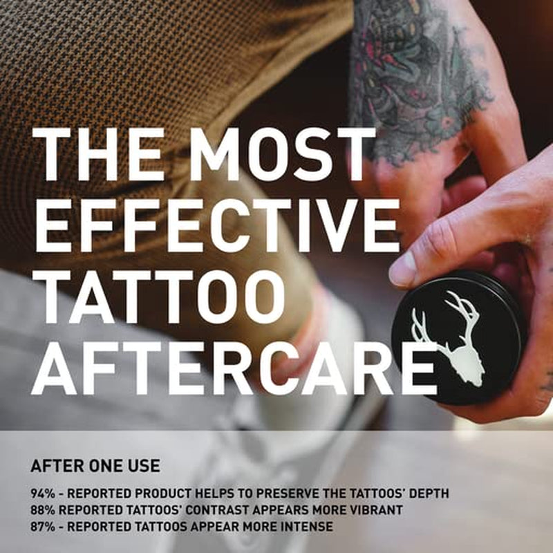 Tattoo Balm & Aftercare Cream- Color Enhancement That Revives Old Tattoos, Hydrates New Tattoos, Made with Clean Ingredients + Petroleum Free, Daily Tattoo Lotion Moisturizer & Brightener