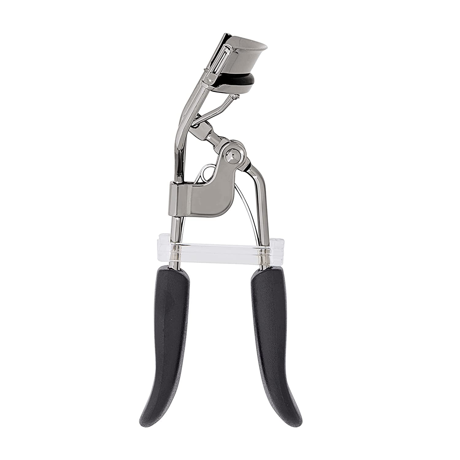 Pro Eyelash Curler, Strong, Contoured, Eye-Opening, Voluminous Lashes, Includes Additional Rubber Replacement Pad, Silver