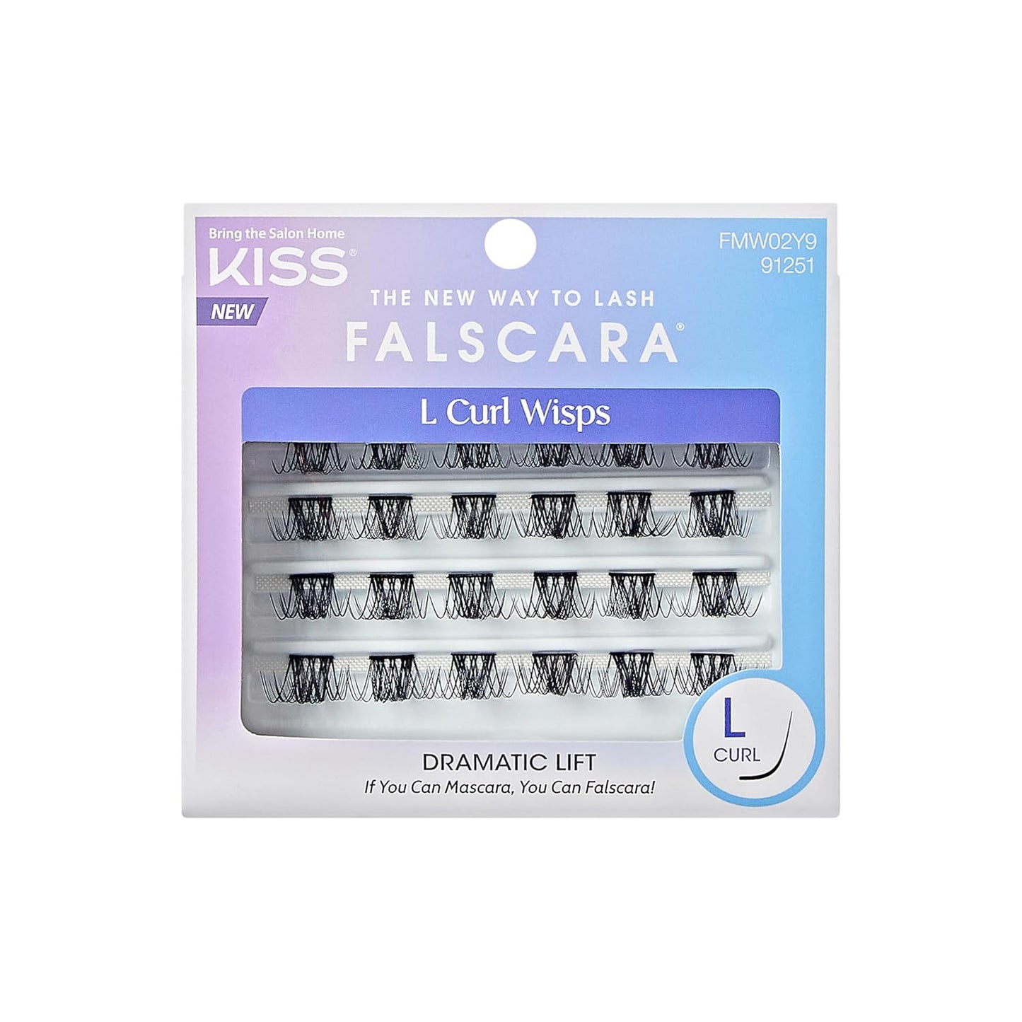 KISS  DIY Eyelash Extension Lengthening Wisps - Featherlight Synthetic Reusable Artificial Eyelashes Multipack of 24 Mini Lash Clusters for That Authentic Eyelash Extension Look