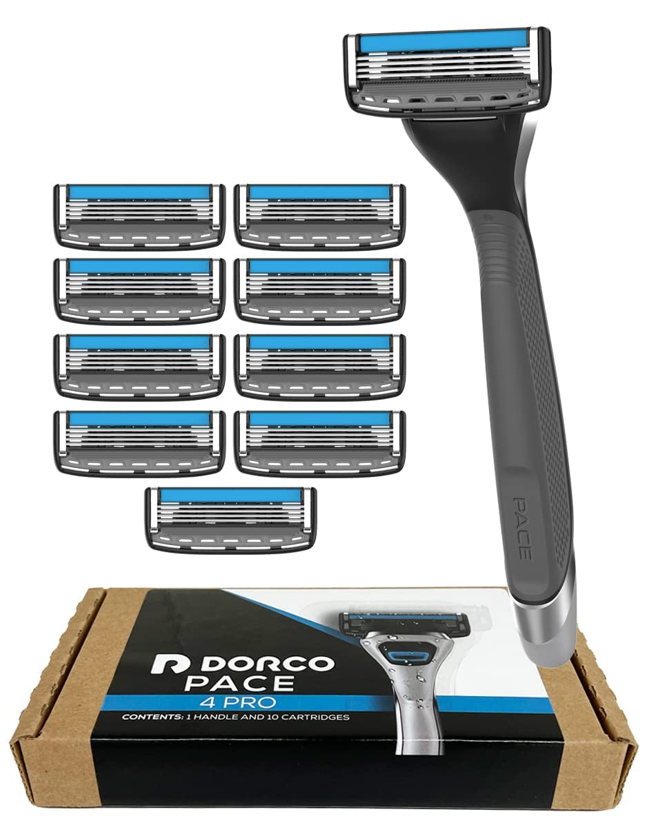 Pace 4 Pro - Four Blade Razor Shaving System - 16 Cartridges (No Handle)