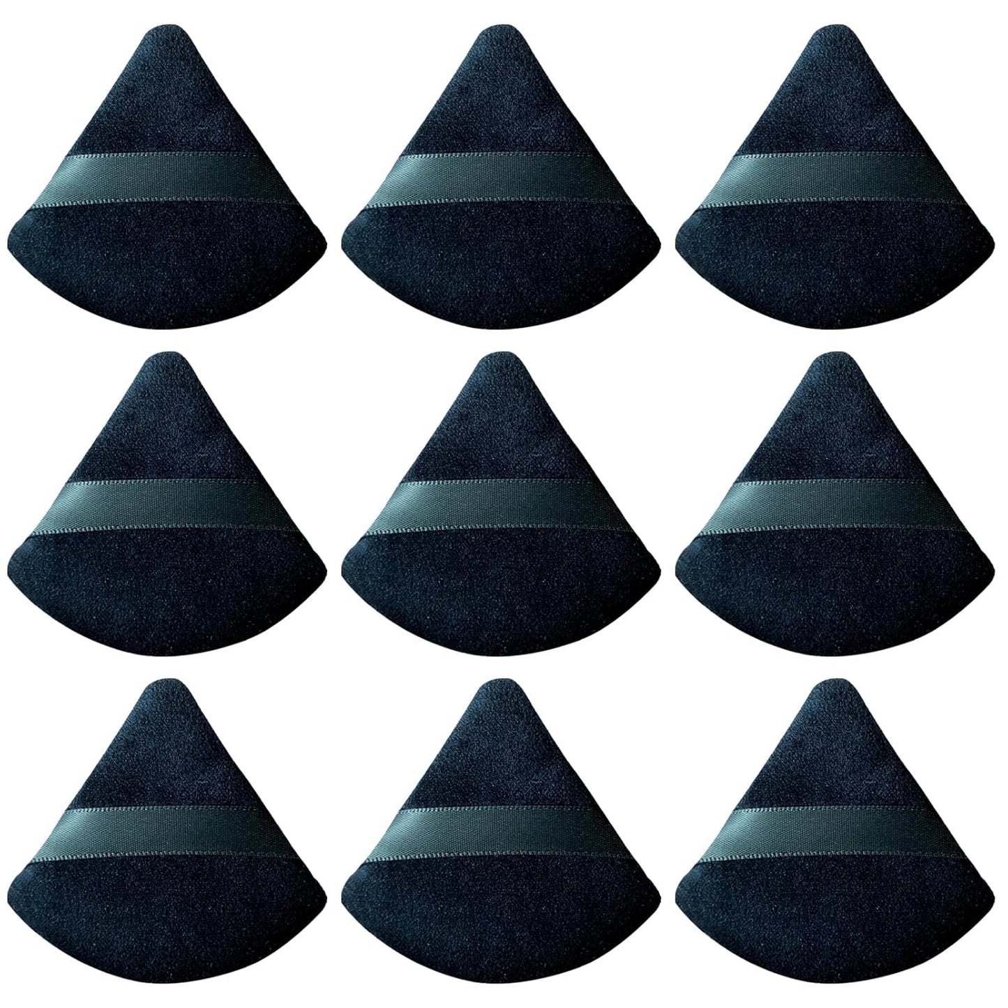 9 Pcs Powder Puff Face Makeup Sponge:Powder Puff Face Triangle for Loose Powder Cosmetic Foundation Beauty Blender Makeup Puff