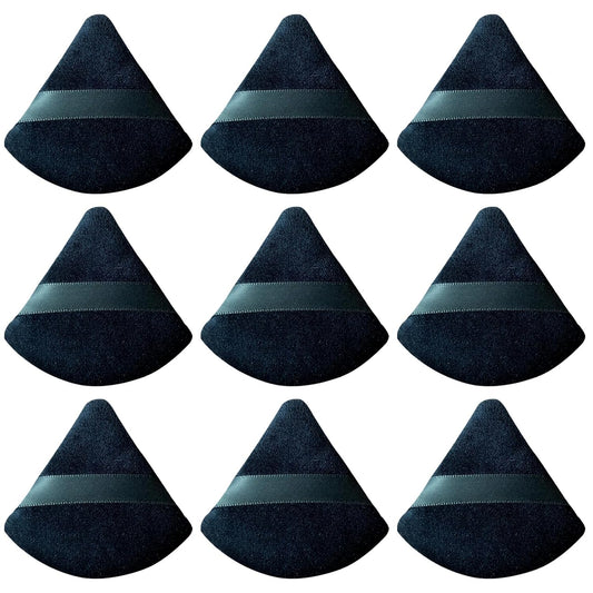 9 Pcs Powder Puff Face Makeup Sponge:Powder Puff Face Triangle for Loose Powder Cosmetic Foundation Beauty Blender Makeup Puff