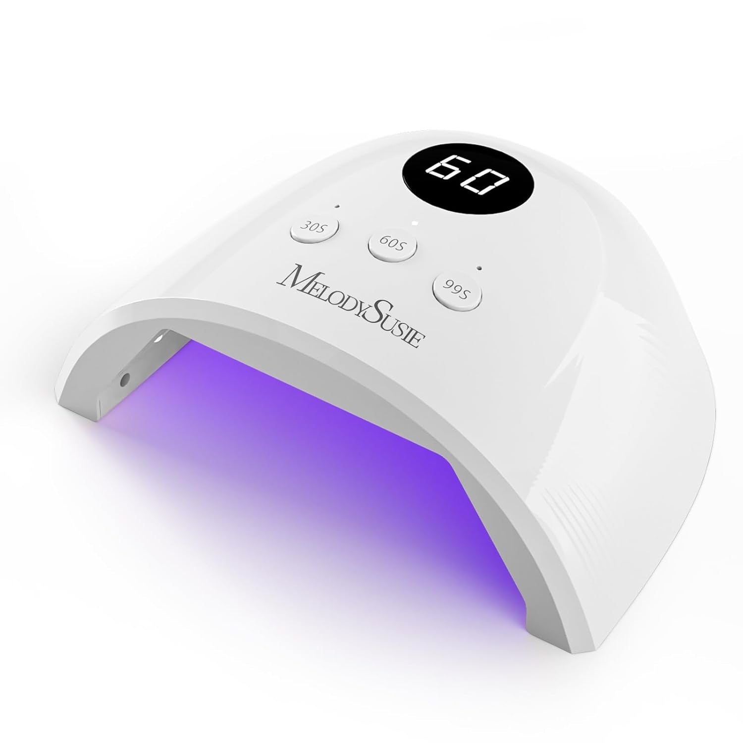 UV Nail Lamp, Plus30F UV Light for Gel Nails LED Nail Dryer with 3 Timer, Smart Sensor, LCD Display Fast Curing Gel Nail Polish Nail Art Tools Manicure Accessories-White