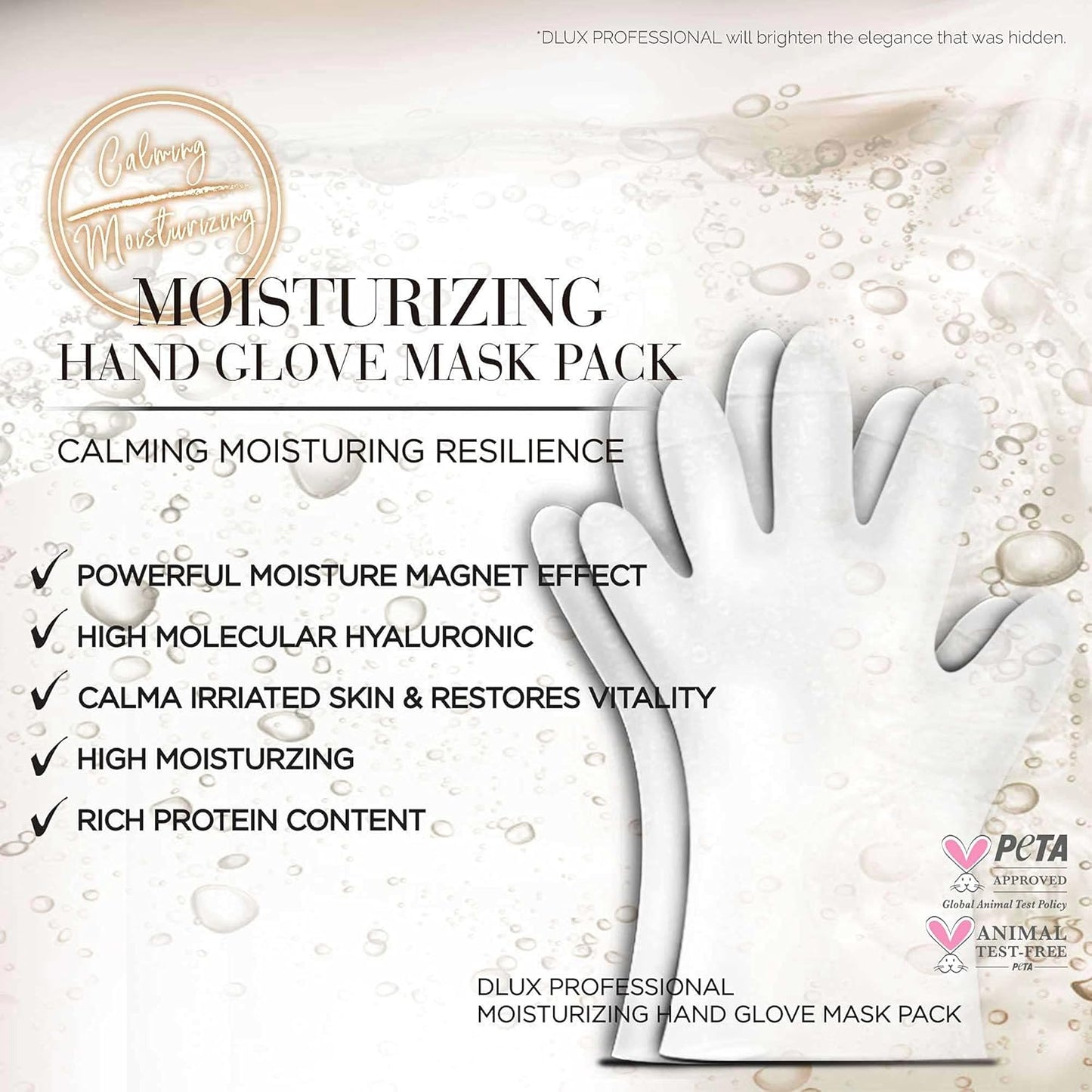 Hand Masks - Moisturizing Fragrant Hand Mask Gloves, Protein Rich Moisturizing Gloves for Dry Skin, Single Use