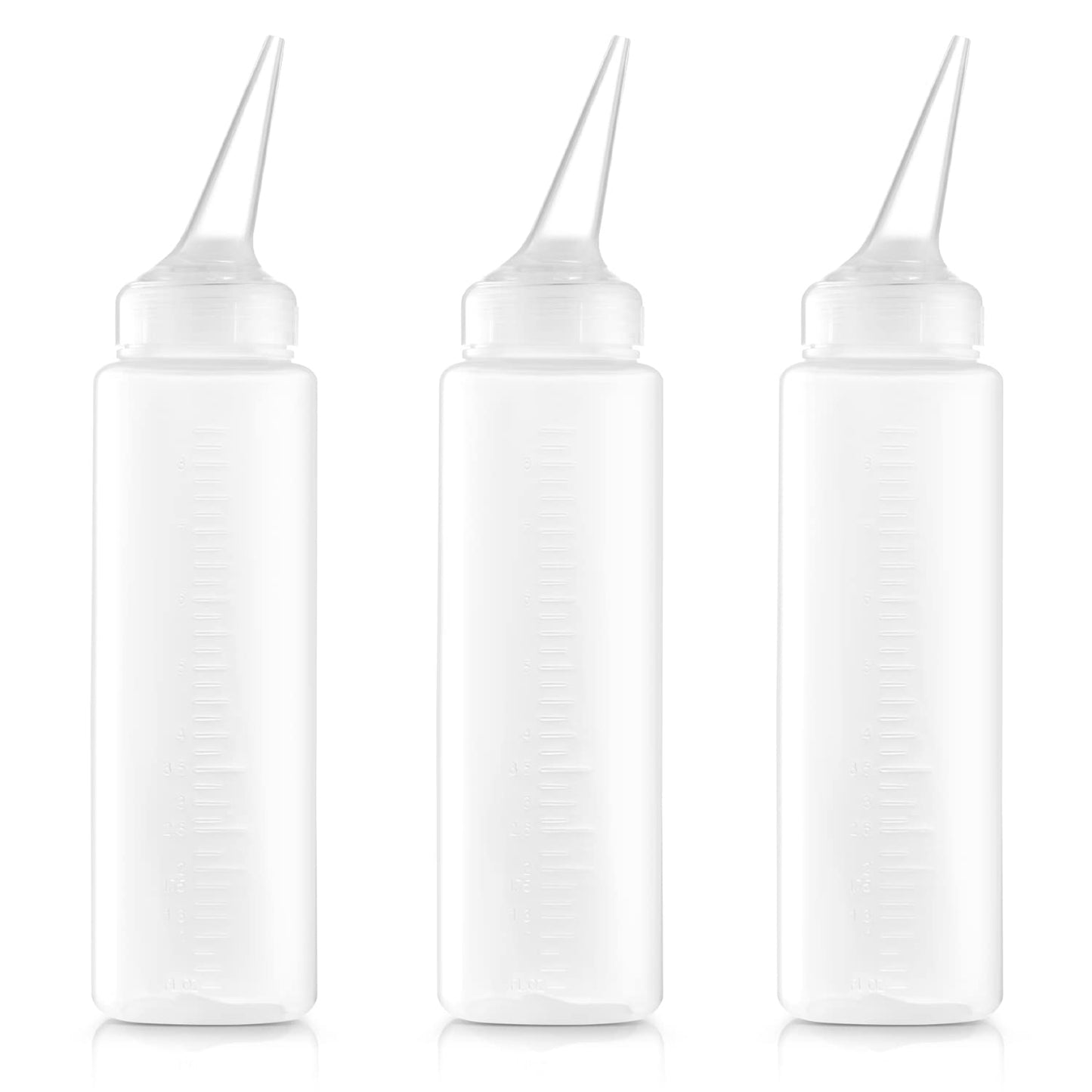 Applicator Bottle with Angled Tip 8.5 Ounce (Pack of 3)