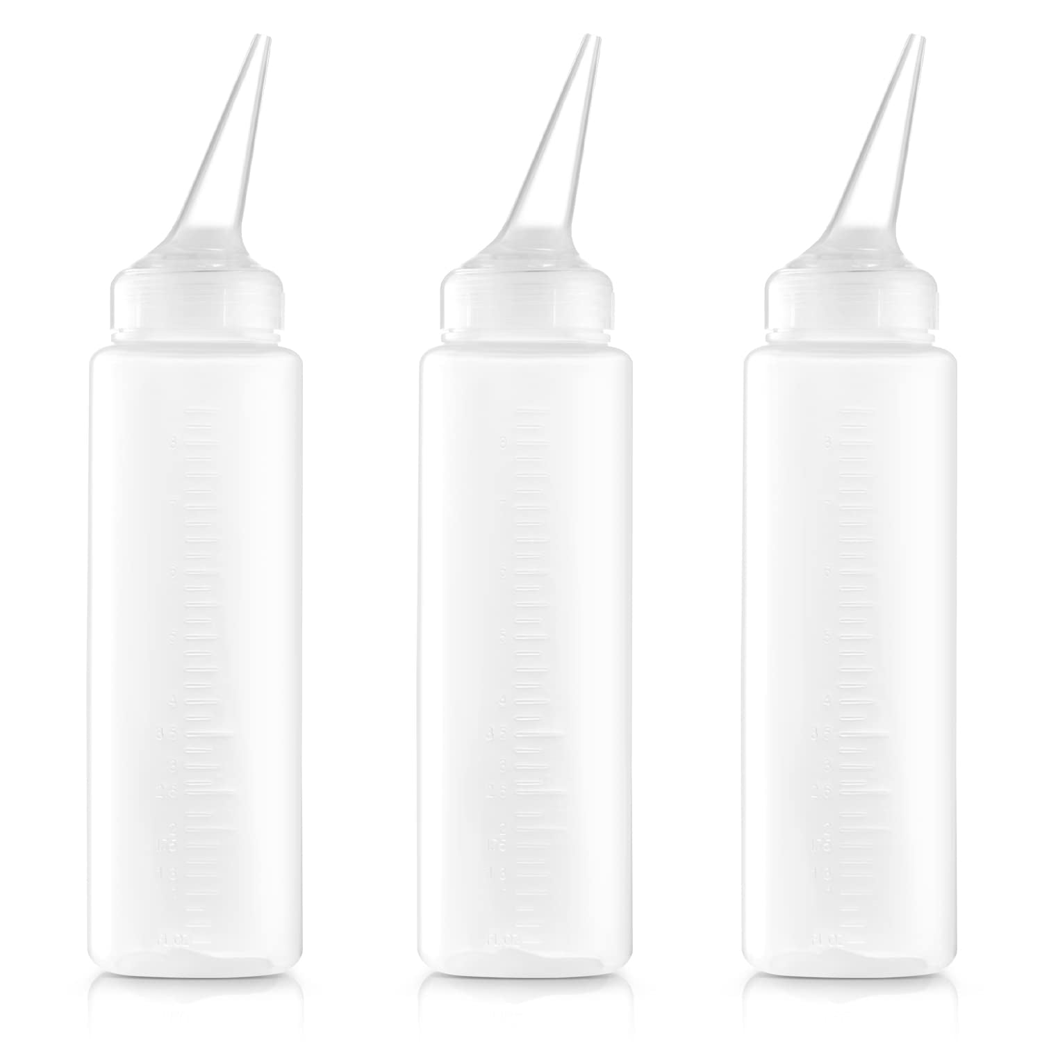 Applicator Bottle with Angled Tip 8.5 Ounce (Pack of 3)