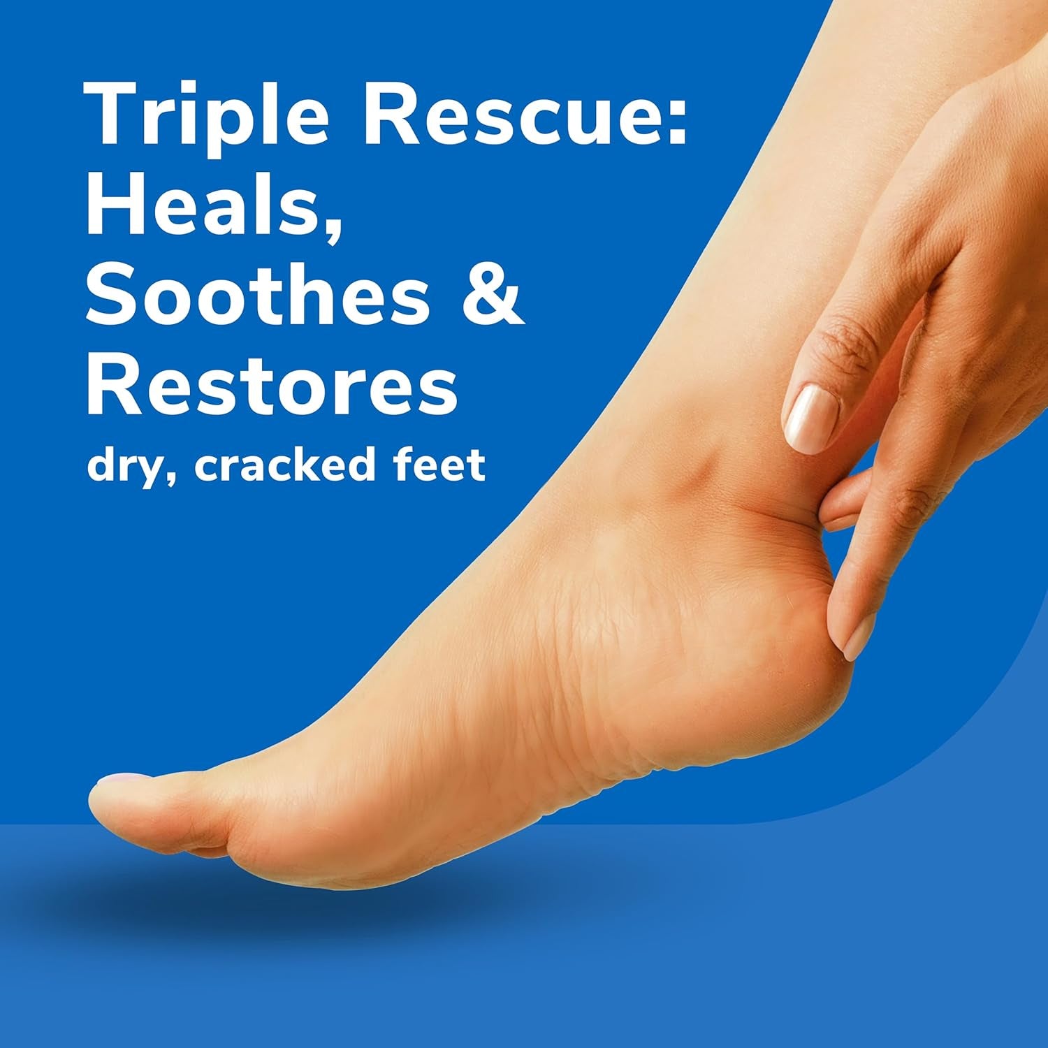 Dry, Cracked Foot Repair Ultra-Hydrating Foot Cream Moisturizer, 3.5 Oz, Skin Care Foot Lotion with 25% Urea for Dry Cracked Feet, Heals and Moisturizes for Healthy Feet