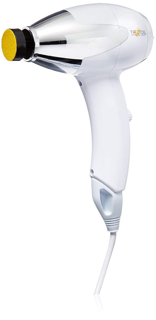 Tip2Toe Electric Callus Remover, White & Silver