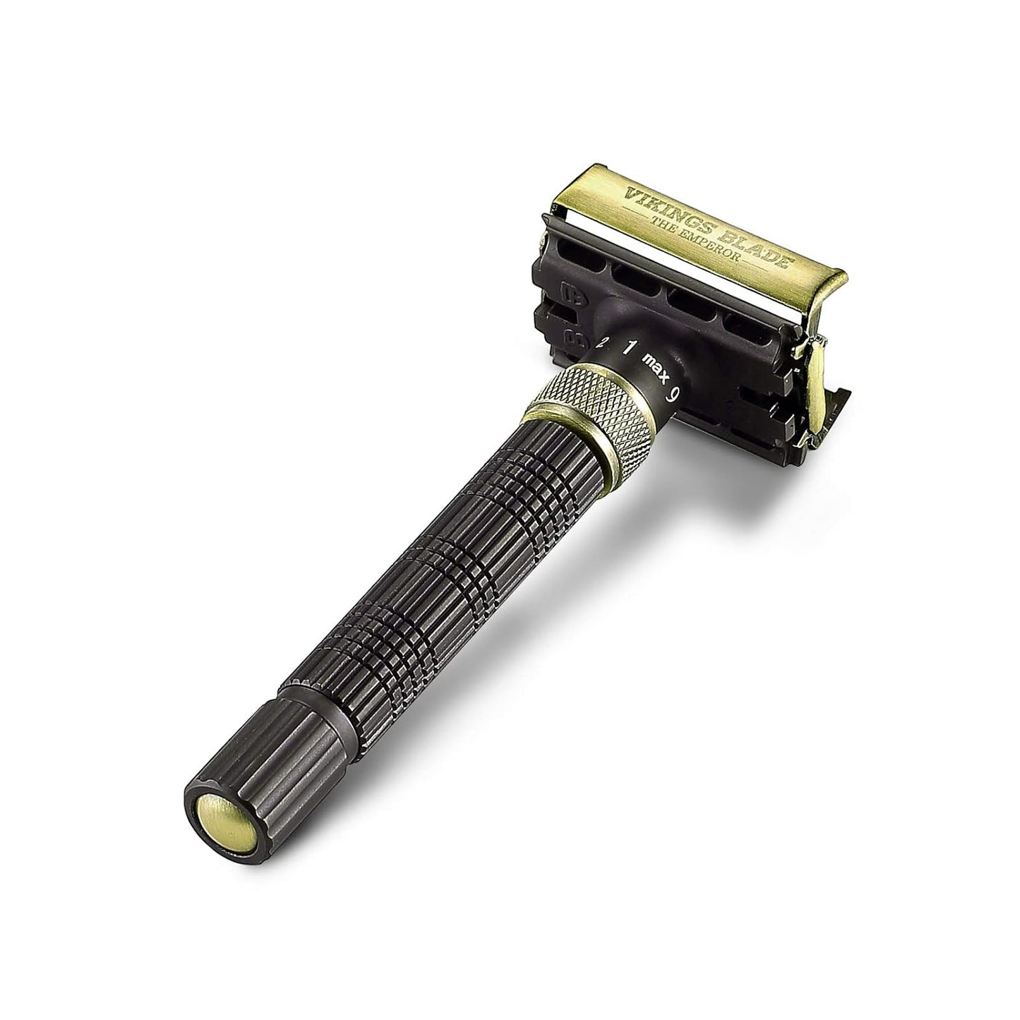 Adjustable Double Edge Safety Razor + Luxury Case. Smooth, Reusable, Eco-Friendly (The Emperor “Augustus”)