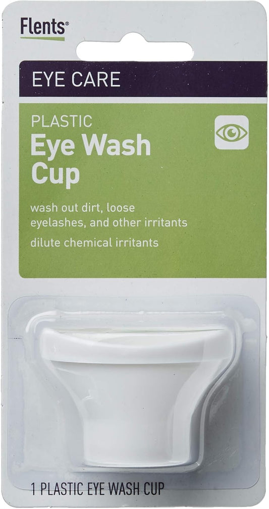 Eye Wash Cup, Reusable White Eye Rinse Aid for Cleaning Dirt, Loose Eyelashes, and Irritants, Gentle Eye Care Solution, Durable Plastic Design, Ideal for Home Use