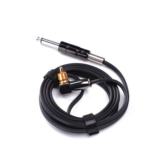 Rotary Tattoo Machine Pen Spare Power Cord RCA Connector（Black） P315C-1