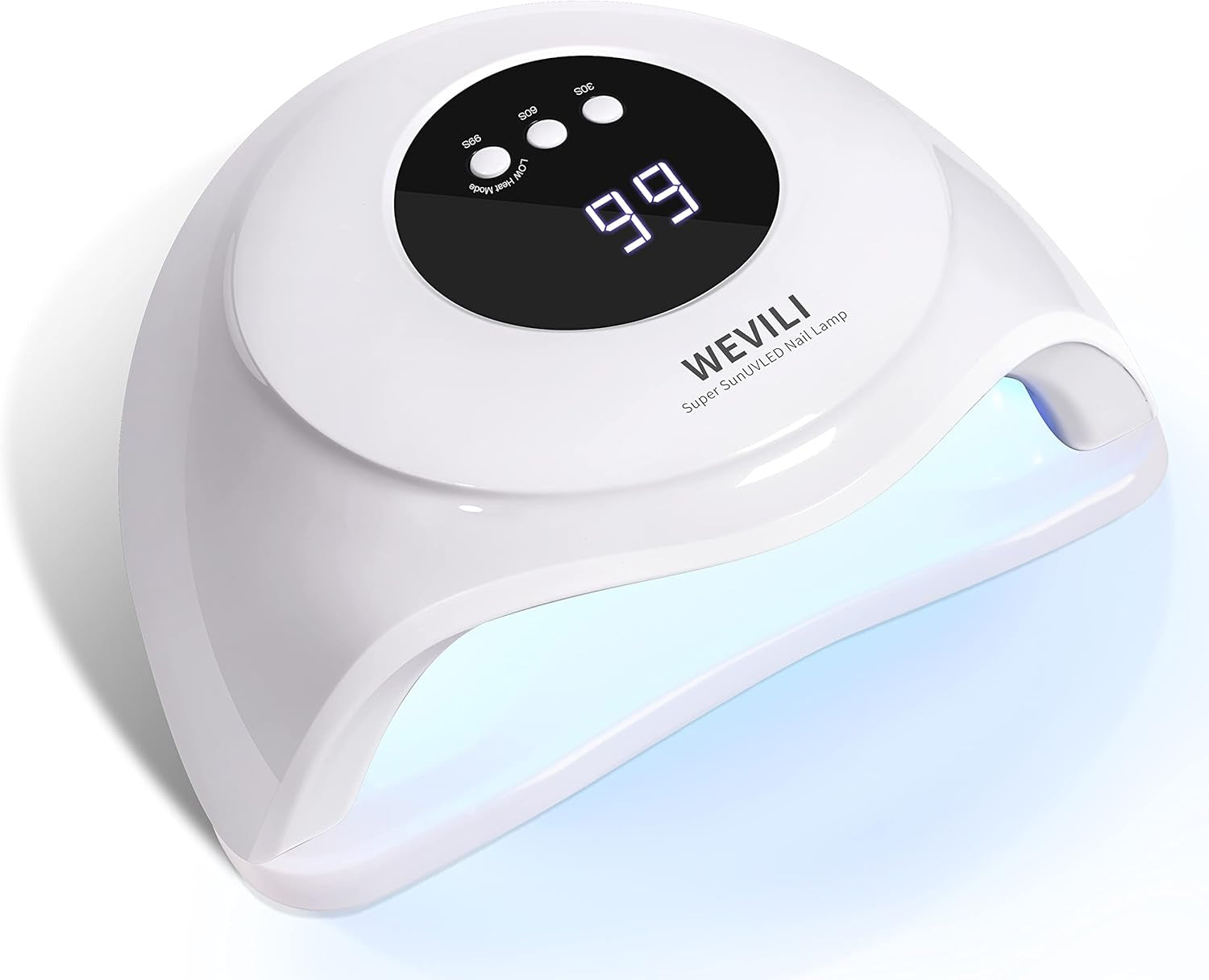 72W UV Nail Lamp, Faster UV Light for Gel Polish with 3 Timers, Professional Auto Sensor Nail Dryer with LCD Screen for Salon and Home Use