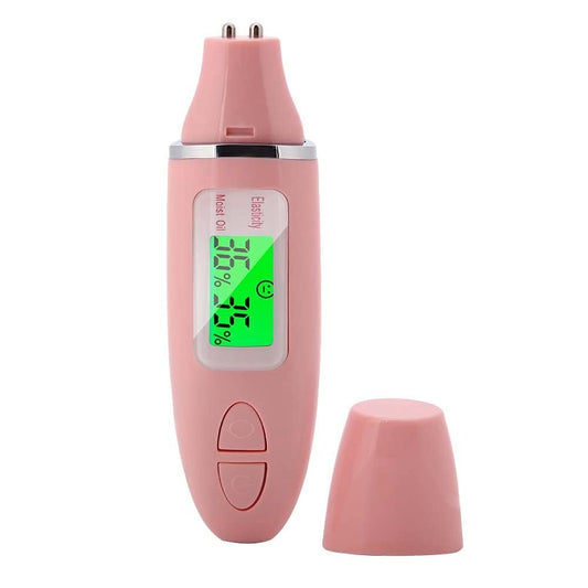 Detector for Face, Skin Analyzer Machine Professional, Digital Skin Oil Sensor, Skin Analyzer Tester Water Oil Monitor LCD Display Monitoring Meter for Face and Body