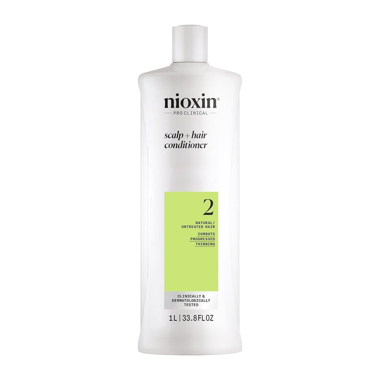 System 2 Scalp + Hair Thickening Conditioner, for Natural Hair with Progressed Thinning, Boost Hair Density with Niacinamide & Biotin