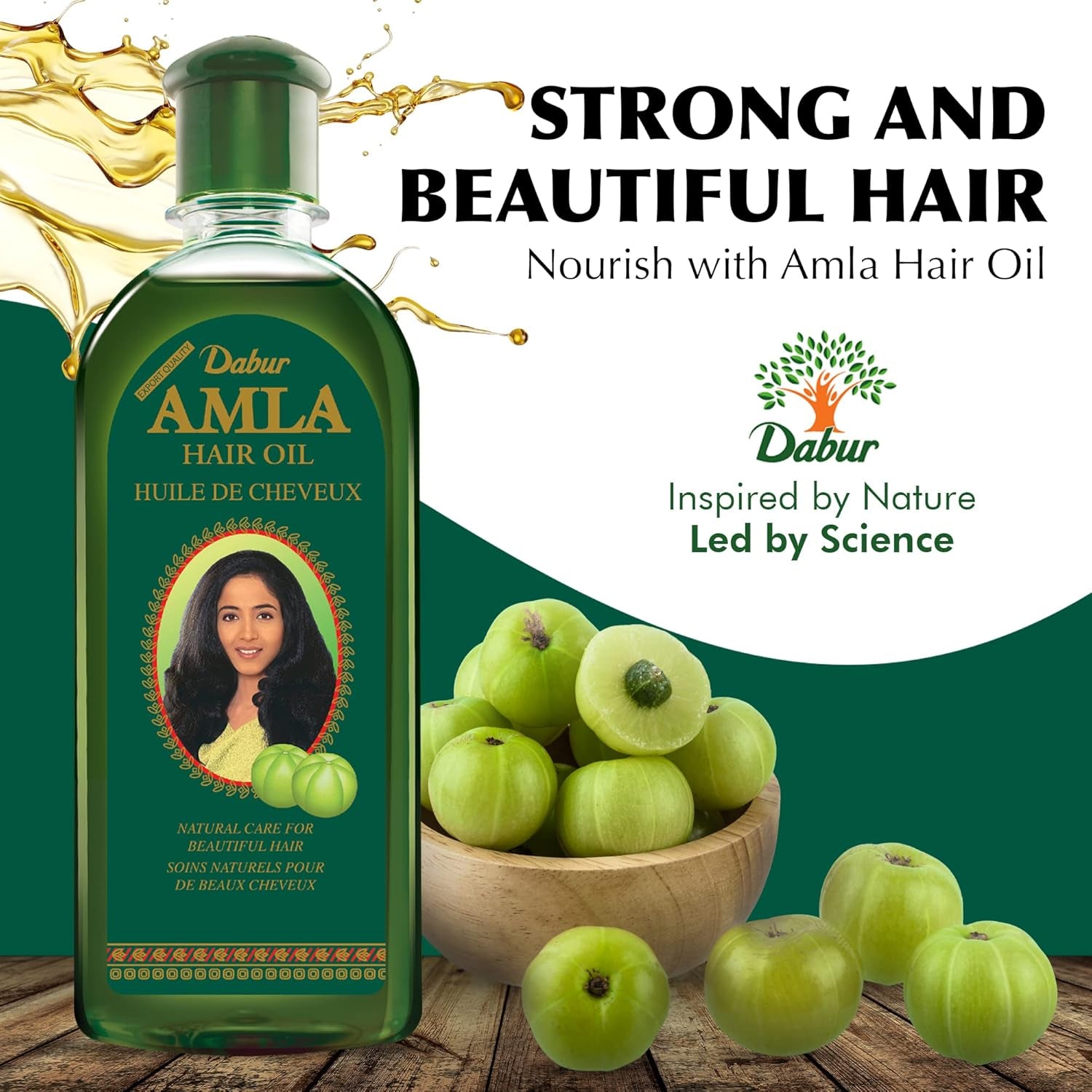 Amla Hair Oil 500Ml - 100% Natural, Enhances Hair Growth, Nourishes Scalp and Hair