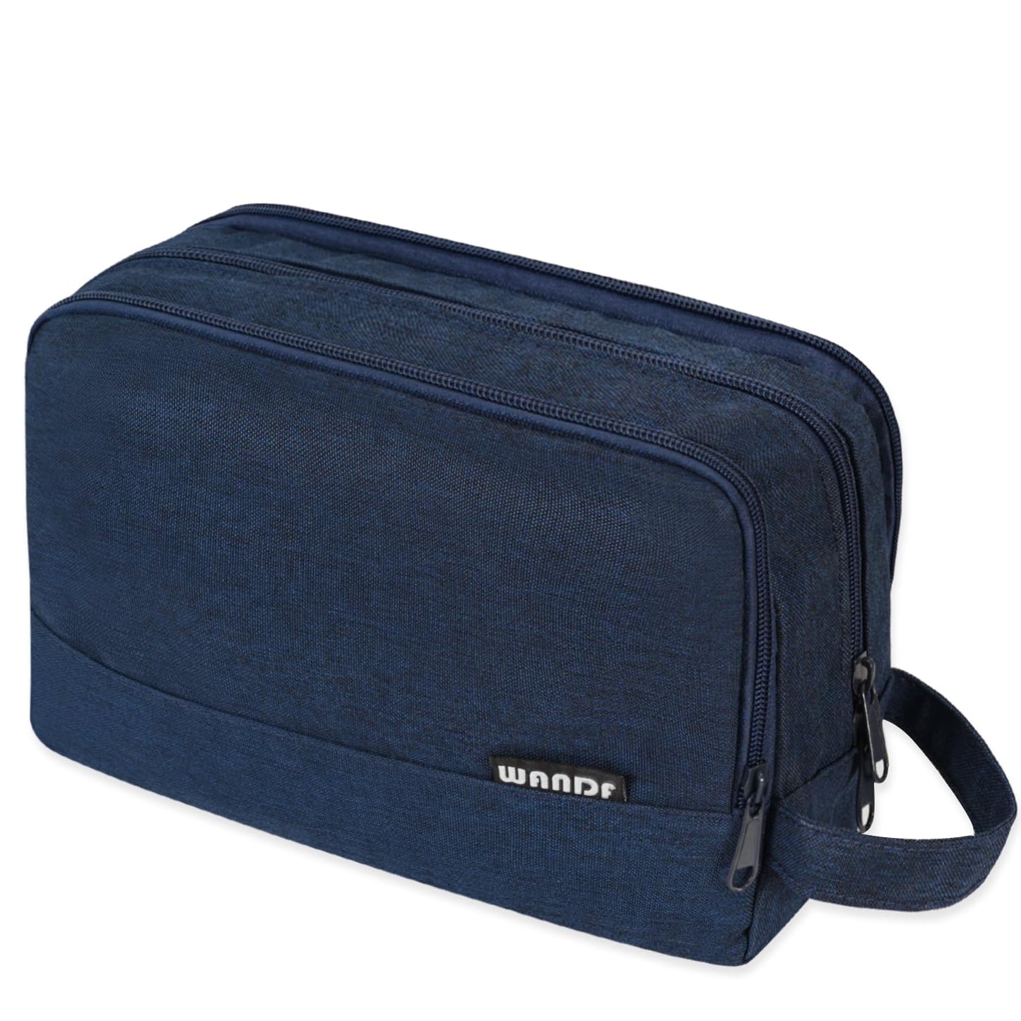 Toiletry Bag for Men Hanging Dopp Kit Water Resistant Shaving Bag Small Toiletry Bag for Traveling (Denim Grey)