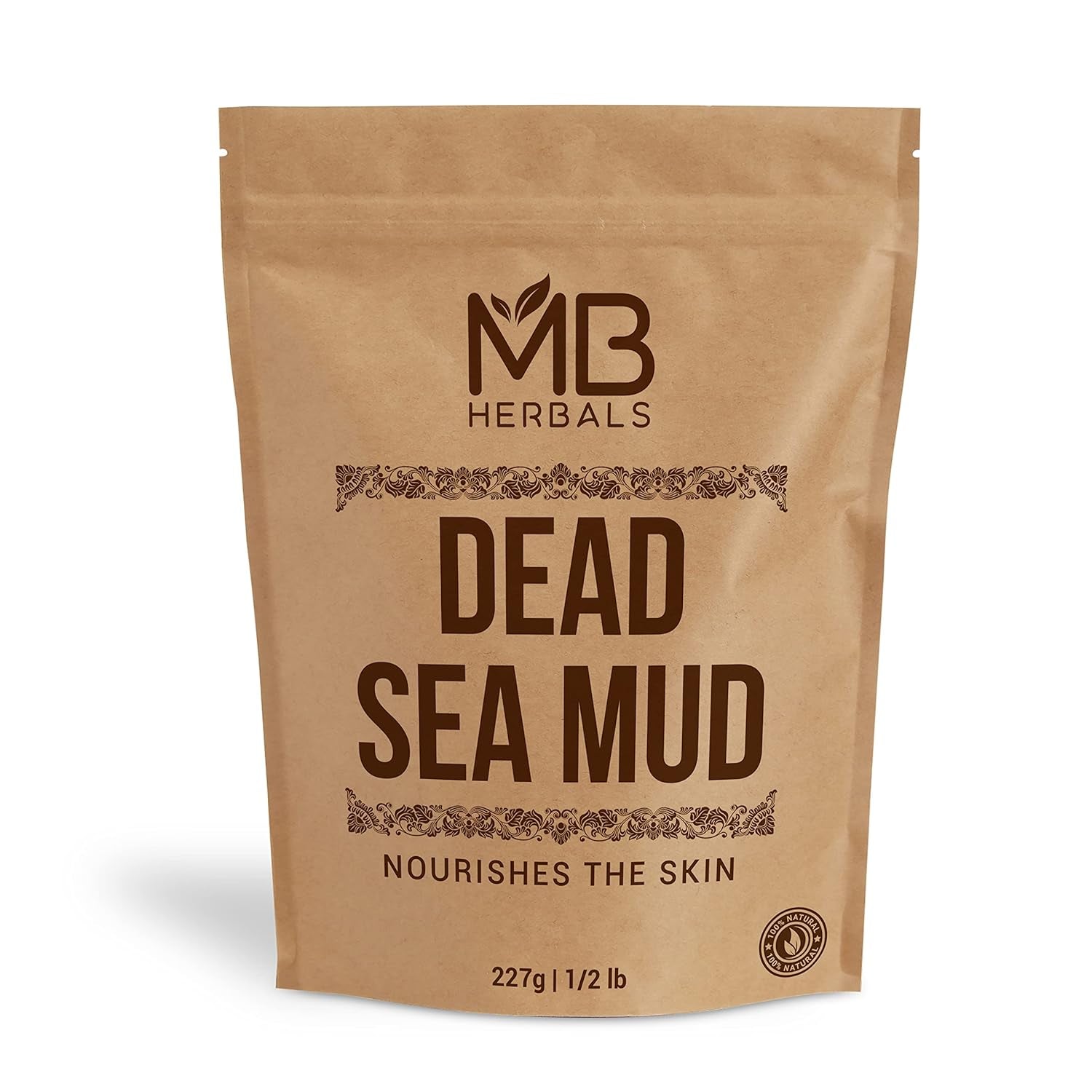 Dead Sea Mud 227 Gram | Half Pound | Nourishes Exfoliates Softens & Detoxify the Skin | DRY CLAY POWDER