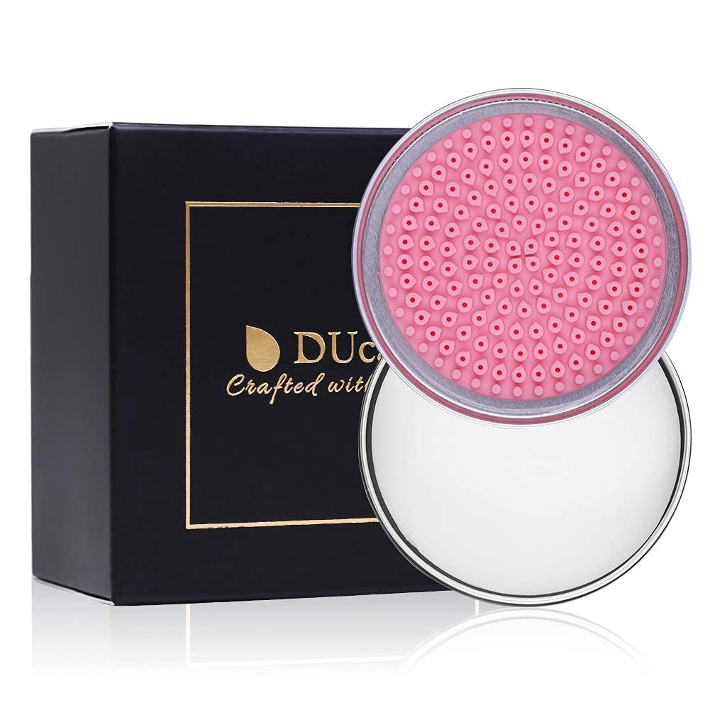 Makeup Brush Cleaner Shampoo Soap Solid Brush Cleaning Mat Removes Cosmetic Color Brush Cleaner Pad for Cleaning Makeup Sponges Brushes