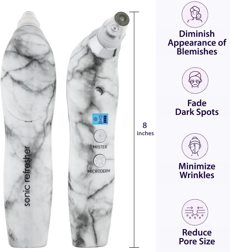 Beauty - Sonicrefresher - Wet/Dry Microdermabrasion & Pore Extraction System with Micromist Technology