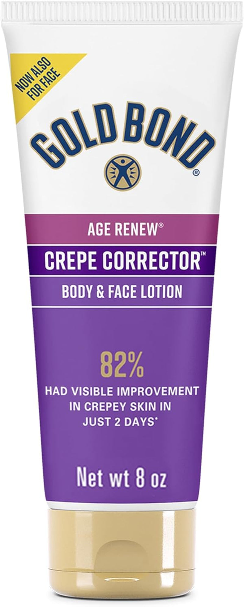 Age Renew Crepe Corrector Body & Face Lotion, Replenishing & Smoothing Formula, 14 Oz., Packaging May Vary