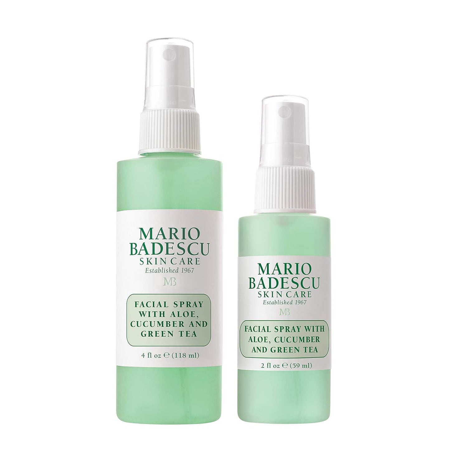 Facial Spray with Aloe, Cucumber and Green Tea for All Skin Types, Face Mist That Hydrates & Invigorates