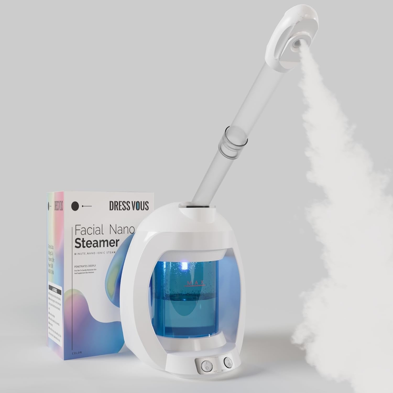 Facial Steamer, Face Steamer for Esthetician and Nano Ionic Portable Facial Steamer for Face, Professional Facial Steamer for Home Facial Spa.