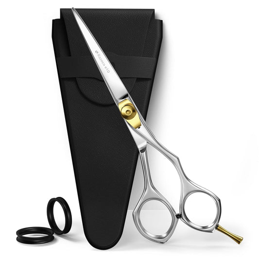 Hair Cutting Scissors for Professionals, Barbers - Hair Shears for Cutting, Trimming, Grooming, Precision - Extremely Sharp Razor Edge - Made with 6.5" Japanese Stainless Steel for Men, Women.