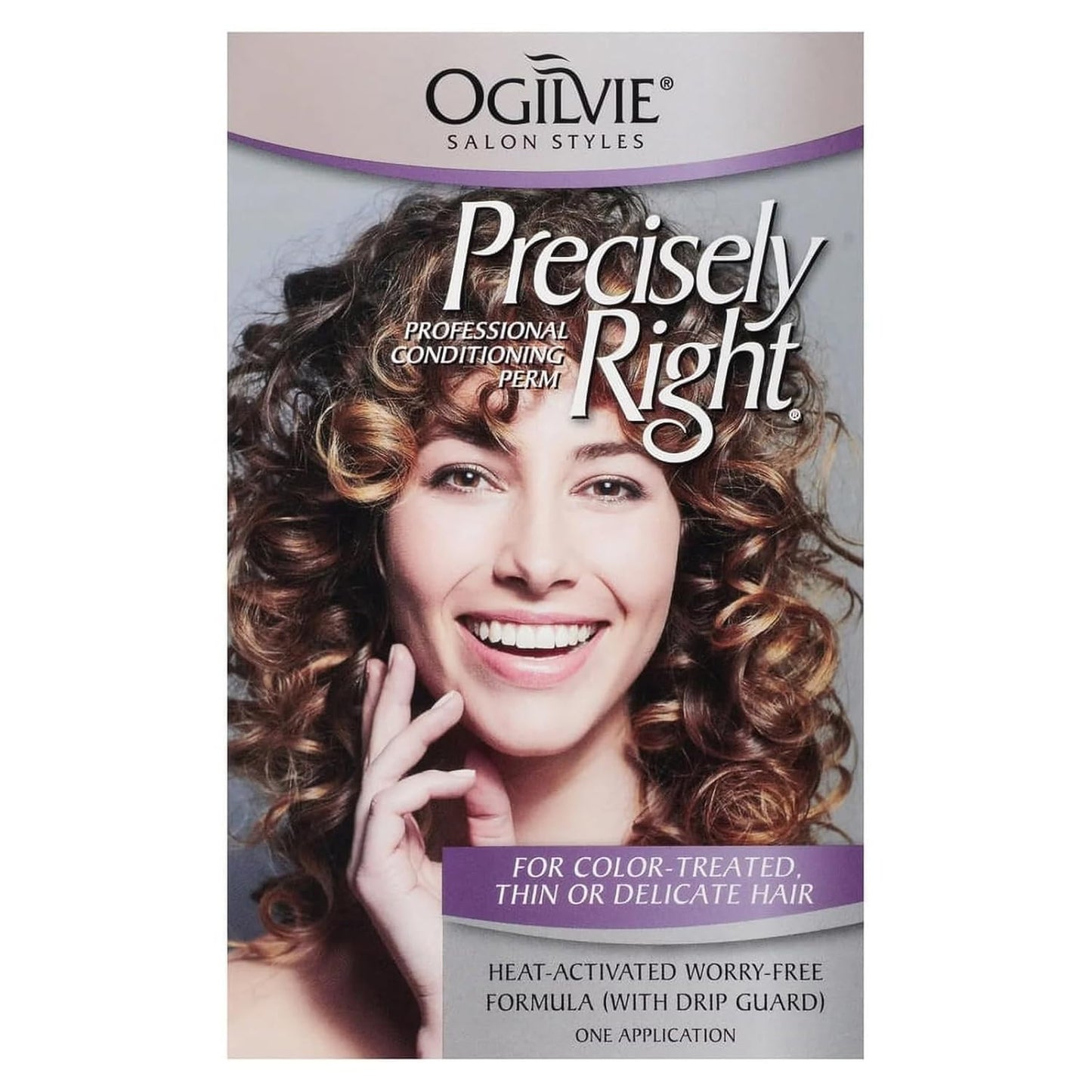 Salon Styles Precisely Right Professional Conditioning Perm Kit - Ideal for Color-Treated, Thin, or Delicate Hair - 1 Application