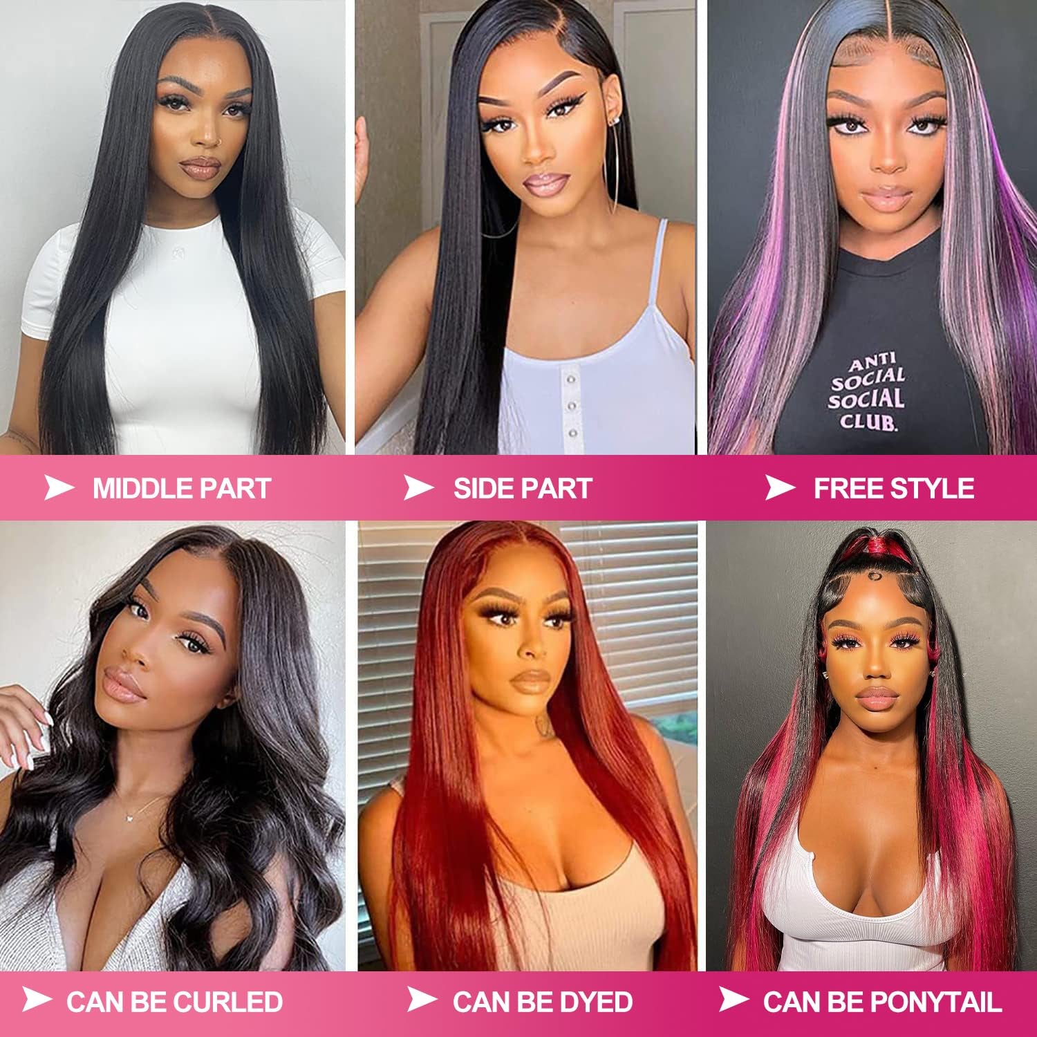 30 Inch 13X6 Lace Front Wigs Human Hair 200 Density Straight HD Lace Front Wigs Human Hair Straight Glueless Wigs Human Hair Pre Plucked 13X6 HD Frontal Human Hair Lace Front Wigs for Women