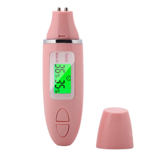 Digital Skin Detector Portable Facial Oil Content Analyzer LCD Display Smart Skin Care Tester Detector Face Care Monitor